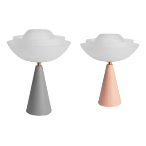 Matte Lotus Table Lamps by Mason Editions, Set of 2