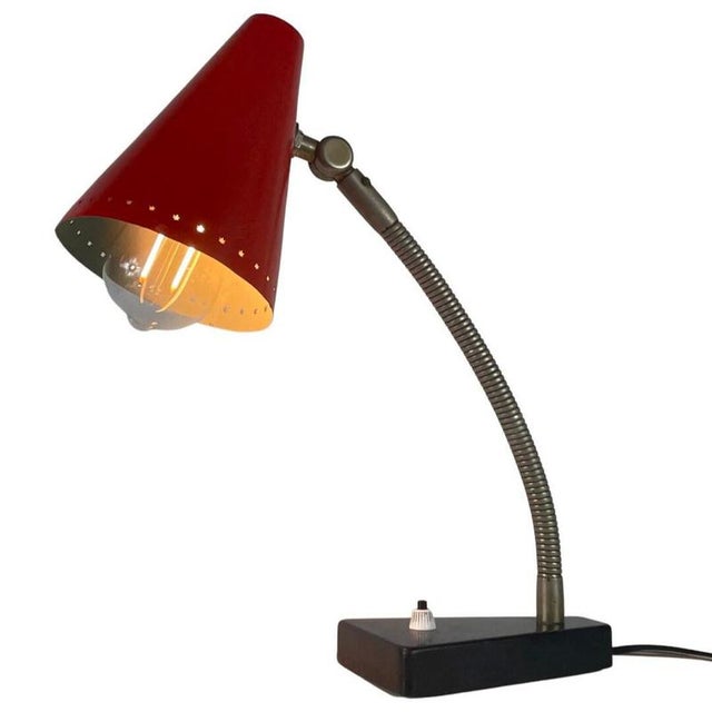Desklamp by Hala Zeist, checked and fully working. Minor usermarks consistent with the age of the lamp. Has been rewired...