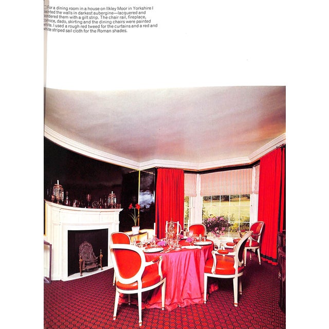 "David Hicks on Decoration- With Fabrics" Book 1971 Hicks, David For Sale - Image 4 of 12