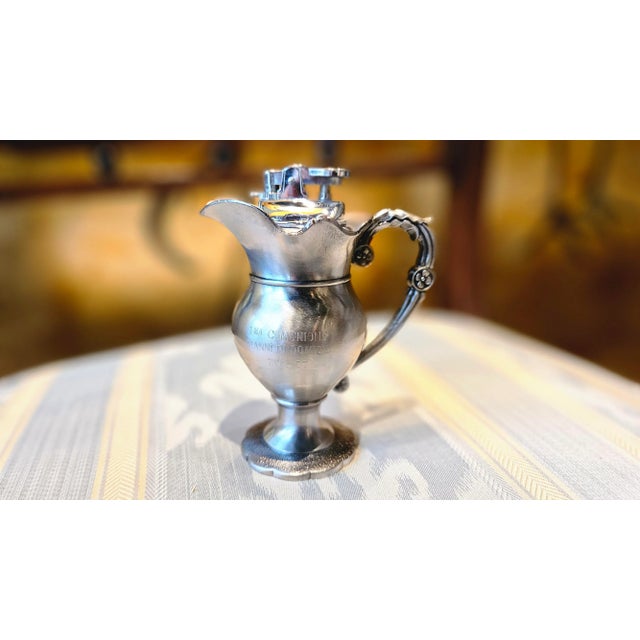 Art Nouveau Vintage Victorian Style Table Cigar Lighter For Sale - Image 3 of 7