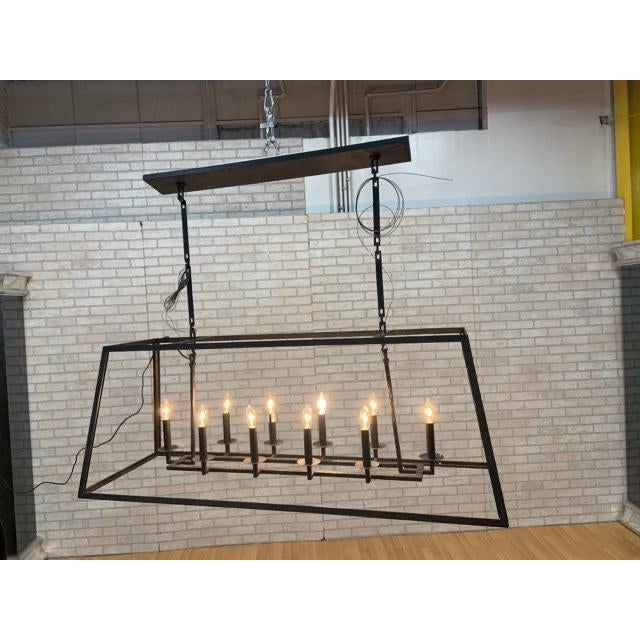 Restoration Hardware Atwell Linear Chandelier 54” Chairish