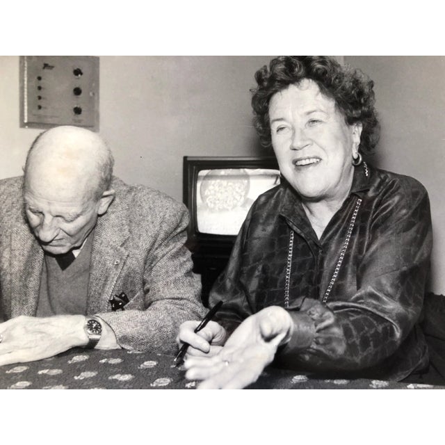 Unknown, Vintage Silver Gelatin Photograph Print Chef Julia Child Photo from Archive For Sale In Miami - Image 6 of 6
