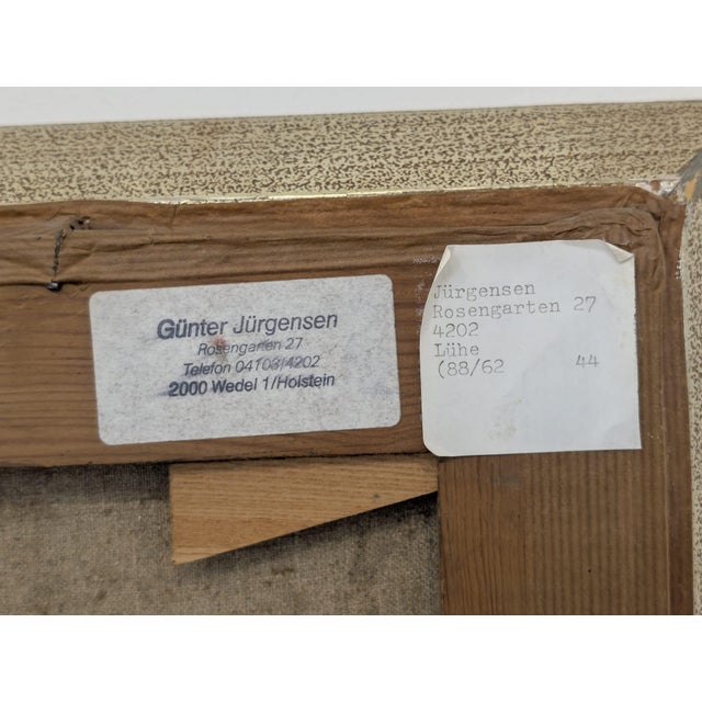 Large Vintage Mirror in Gilded Frame, 1965 For Sale - Image 6 of 12