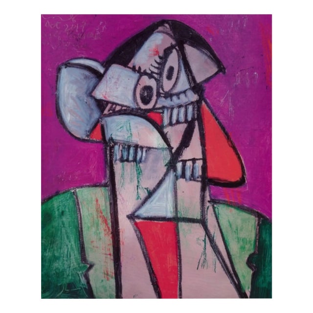 George Condo, Self Portrait in Paris, 2018 For Sale
