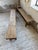 Vintage Rustic Farmhouse Benches in Oak, 1970s, Set of 2 For Sale - Image 3 of 18