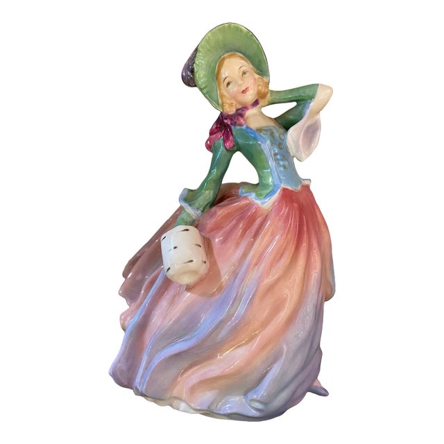 1930s Royal Daulton Autumn Breeze Discontinued Figurine For Sale