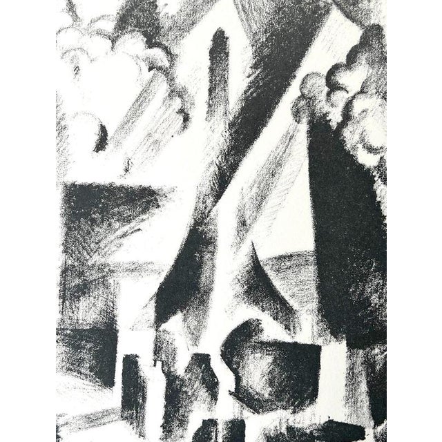 After Robert Delaunay, Fenêtre sur la ville, 1969, Lithograph For Sale - Image 4 of 10