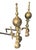 Metal Vintage Anglo Dutch Brass Andirons- a Pair For Sale - Image 7 of 11