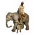 Antique 19th Century Mini Cold Painted Austrian Vienna Bronze Elephant Statue For Sale