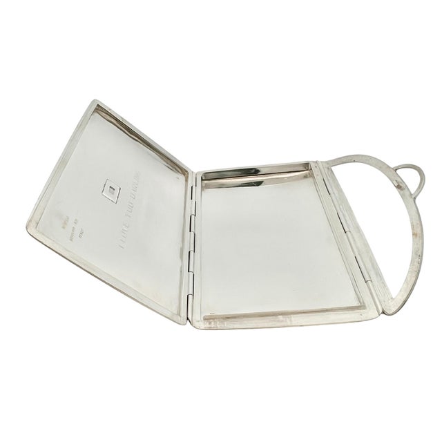 Late 20th Century Tiffany & Co Estate Rare Compact Mirror Sterling Silver 86 Grams For Sale - Image 14 of 18