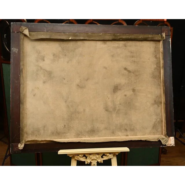 Victorian Artist, Pastoral River Scene, 1980s, Oil on Canvas, Framed For Sale - Image 7 of 9
