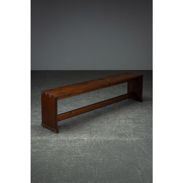 French Modernist Bench, 1950s For Sale - Image 10 of 10
