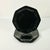 1980s Postmodern Contemporary French Black Glass Dinner Plates - Set of 4 For Sale - Image 9 of 11