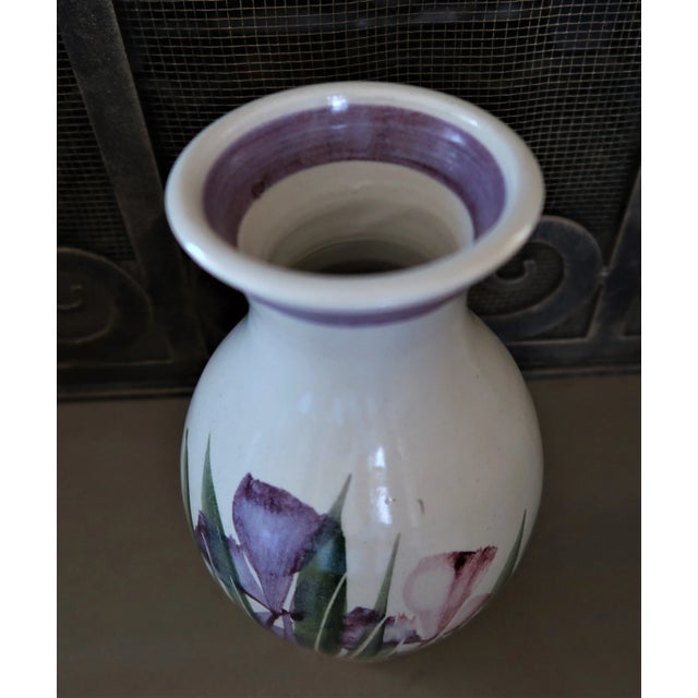 Contemporary Studio Pottery Vase California Art Pottery Modern Vase Contemporary Vase Signed For Sale - Image 3 of 7