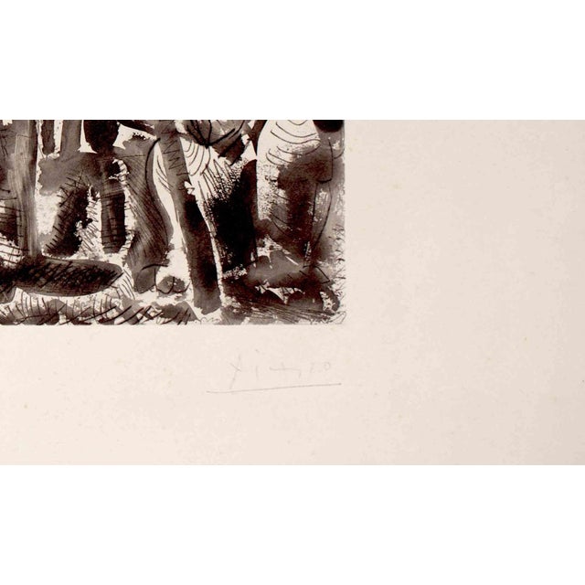Modern Pablo Picasso, Les Bleus de Barcelone, Etching, 1963 For Sale - Image 3 of 4