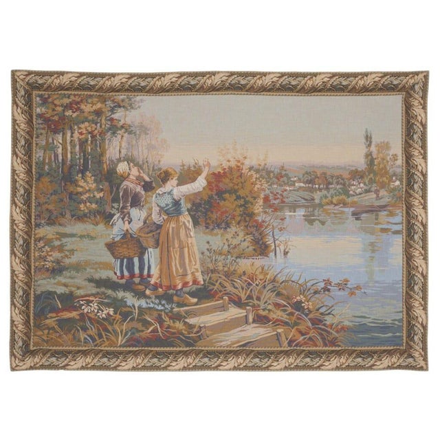 This beautiful tapestry is woven on a jacquard loom by skilled weavers, keeping alive the centuries old tradition of...