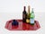 Mid-Century Italian Red Acrylic Serving Tray, 1980s For Sale - Image 3 of 14