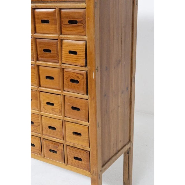 Italian Wooden Storage Cabinet with Drawers, 1900s For Sale - Image 4 of 13