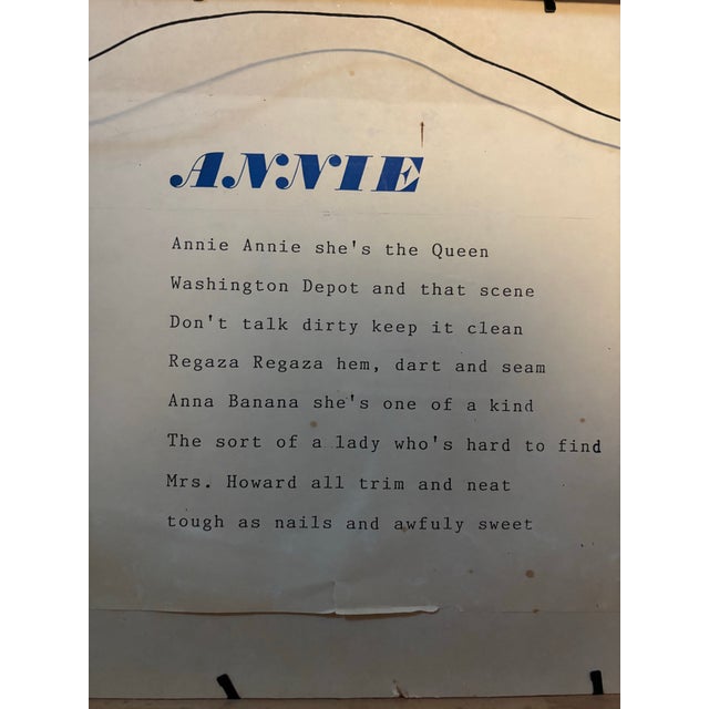 MCM Refrescos Casa Rex Photograph Signed Original Black & Silver Frame Original Poem on Back For Sale - Image 11 of 12