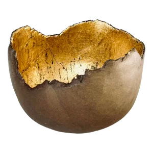 Japanese Ceramic Gold Lined Bowl