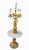 Rare Vintage Hollywood Regency Figural Cherub Candelabra Floor Lamp With Integrated Marble Table Available Now at Vintage Royale Usa. For Sale