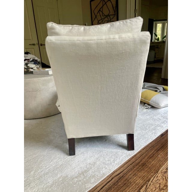 Lee Industries Lee Industries Slipper Chairs- Pair For Sale - Image 4 of 9