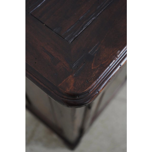 Brown Pair Guy Chaddock 2 Door French Distressed Hall Cabinets For Sale - Image 8 of 12