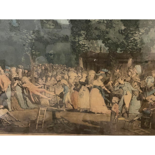 Louis-Philippe Debucourt, The Public Promenade, 1790s, Etching, Framed For Sale - Image 8 of 18