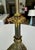 Single Antique Gothic Revival Brass 6 Light Candelabra For Sale - Image 15 of 18