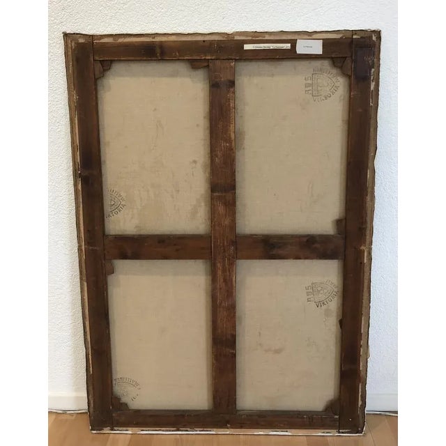 Giannino Marchig, La Paternale, 1973, Oil on Canvas For Sale - Image 10 of 12