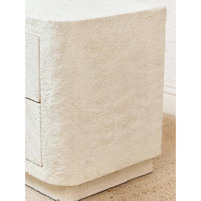 Post Modern White Vintage Nightstand For Sale - Image 11 of 12