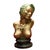 Contemporary Bust of a Woman, Bronze and Stone For Sale - Image 3 of 3