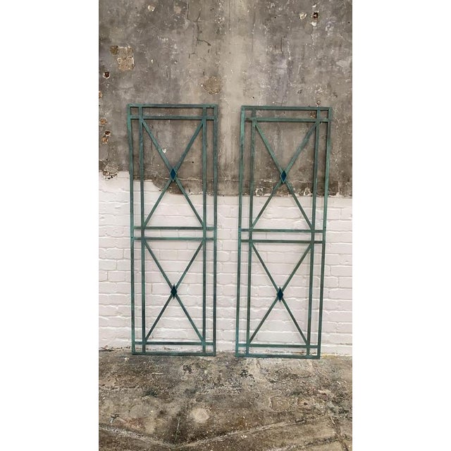 French Directoire Style Bronze Wall Panels, 1940s, Set of 2 For Sale - Image 3 of 12