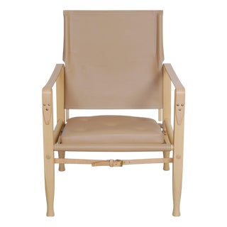 Safari Chair in Leather by Kaare Klint, 2018 For Sale