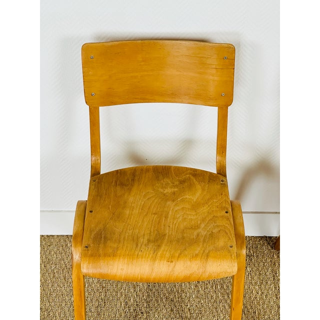 Vintage Bentwood School Chairs, 1950s, Set of 2 For Sale - Image 9 of 18