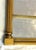 Glass Vintage Bernhardt Large Paneled Gold Painted Wood Frame and Silver Leaf Mirror For Sale - Image 7 of 16