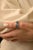 Not Yet Made - Made To Order 4.6Ct Emerald Cut Blue Topaz Art Deco Band Ring Size 7 For Sale - Image 5 of 14
