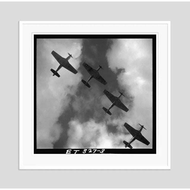 Mustangs In Flight 1945 by Toni Frissell Four P-51 Mustangs fly in formation, Ramitelli, Italy 1945. Antoinette Frissell...