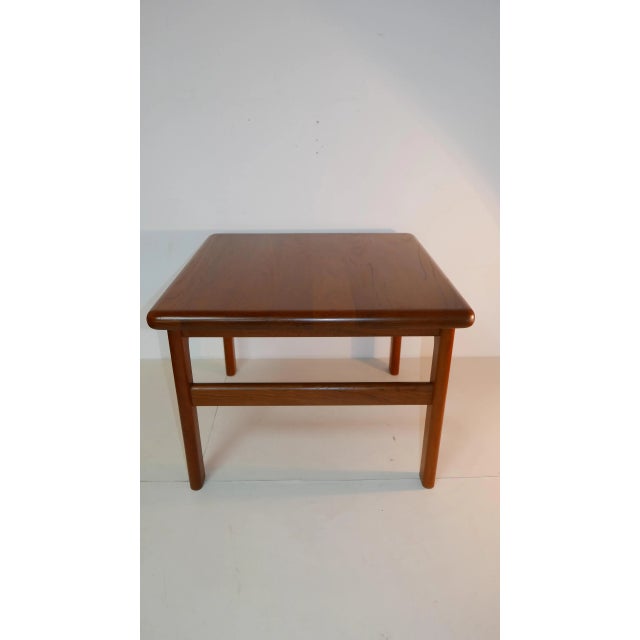 Danish Teak Side Table by Niels Bach, 1970s For Sale - Image 10 of 10