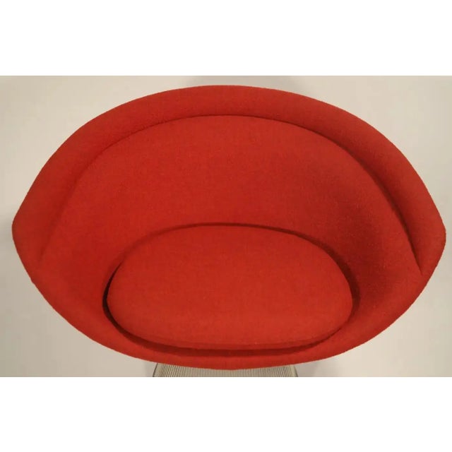 Warren Platner for Knoll Lounge Chairs in Knoll Wool Boucle, Pair Available For Sale - Image 11 of 18