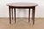 1980s Baker Furniture Federal Banded Mahogany Drop Leaf Dining or Breakfast Table, Newly Refinished For Sale - Image 5 of 13