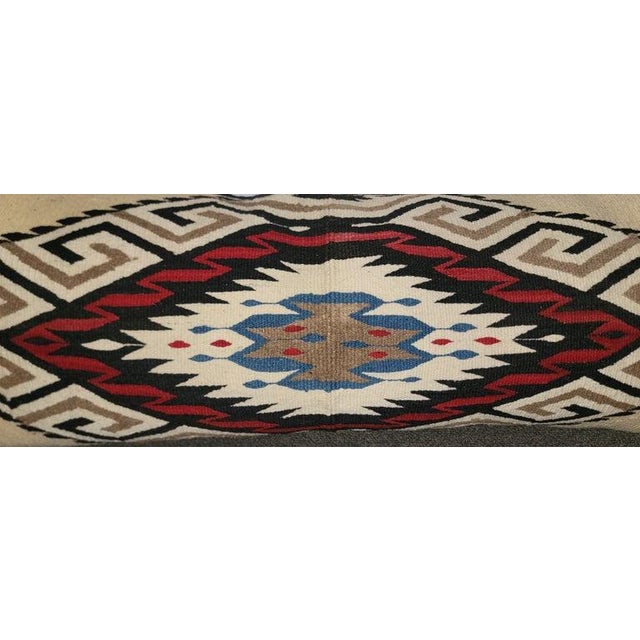 Mexican Weaving Bolster Pillow For Sale - Image 4 of 5