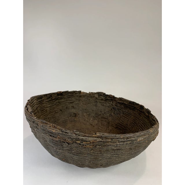 Antique Rattan Basket From India For Sale - Image 4 of 7