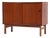Mid-Century Modern Danish Modern Teak Chest of Drawers with Sliding Doors, 1960s For Sale