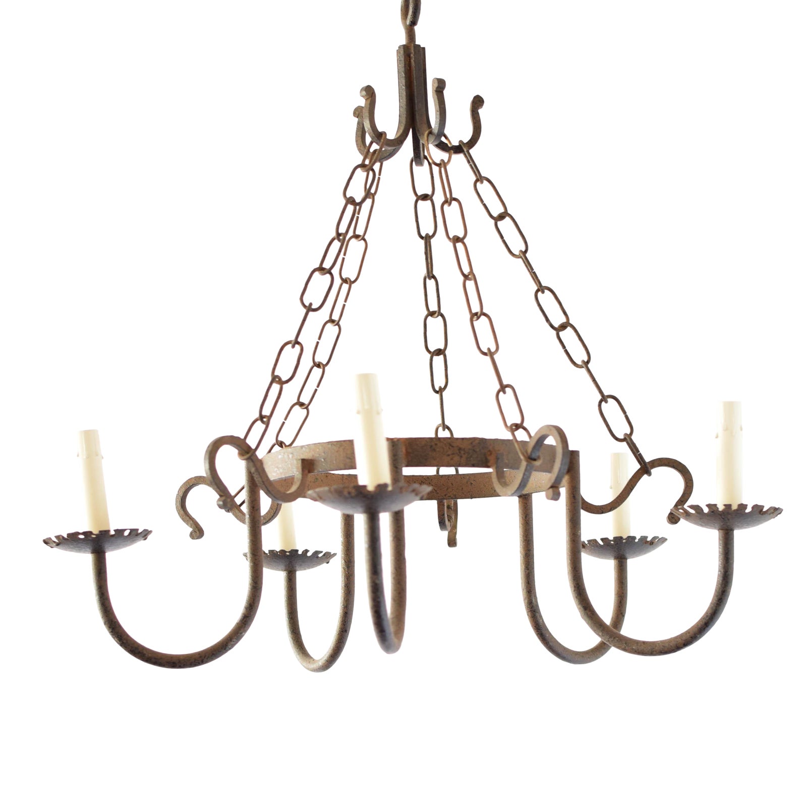 Simple Hook Chandelier Chairish