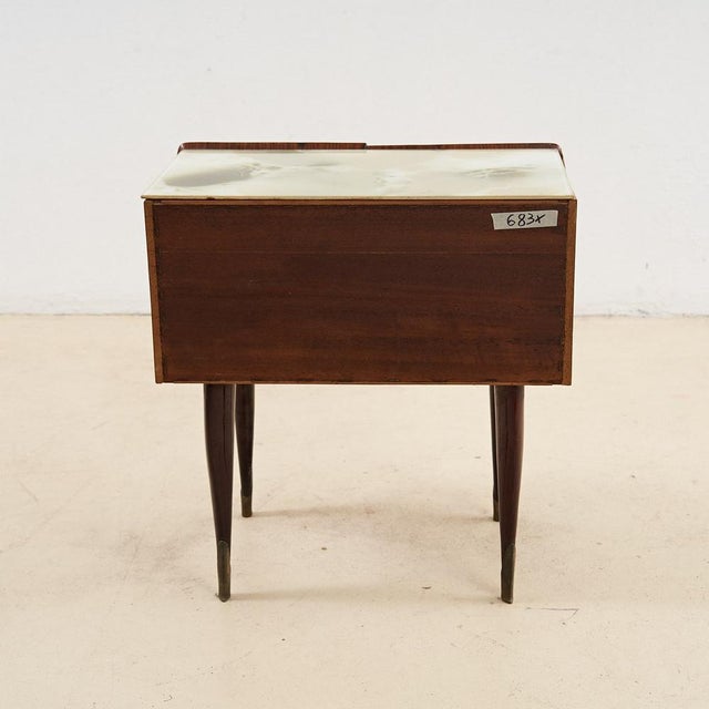Wood Modern Bedside Table, 1950s For Sale - Image 7 of 9