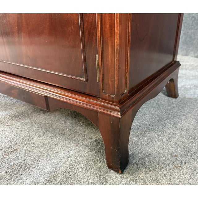 1960s Vintage Mahogany Bookcase For Sale - Image 10 of 11