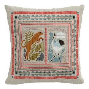 18" Indoor/Outdoor Pillow in Fauna Multi Eng