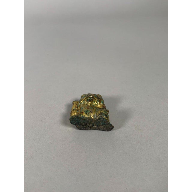 Bronze Ornamental Sculpture, Han Dynasty, 206 BC-220 AD, Gilded Bronze Bear, Archaeology, China For Sale - Image 11 of 11