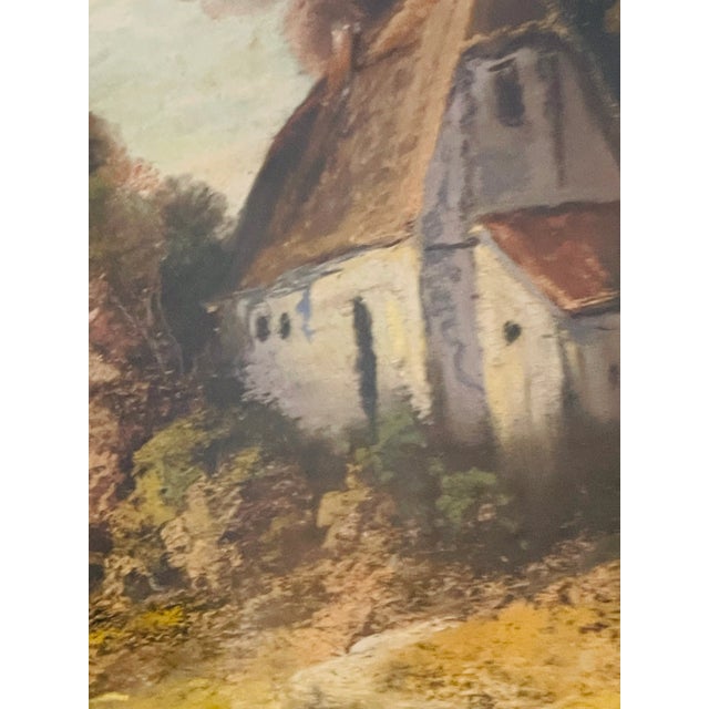 Dark Academia American Pastel Landscape Painting J.Colley For Sale In Miami - Image 6 of 6